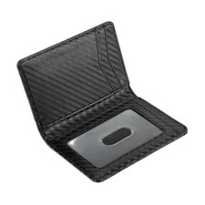 Minimalist RFID Wallet Slim Bifold Credit Card Holder Wallet Card Case Leather