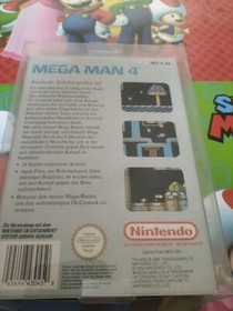 Nintendo NES Spiel Mega Man 4 OVP , Anleitung ,CiB ,Komplett ,Mit Acryl H&uuml;lle ..