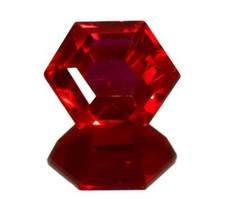 Natural Red Ruby Loose Gemstone 7.75 Ct Certified Asscher Shape Ring Size