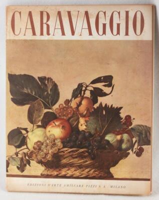 CARAVAGGIO Edizioni D'Arte A. Pizzi, Milano Giuseppe Delogue 8 Prints Folio 1951