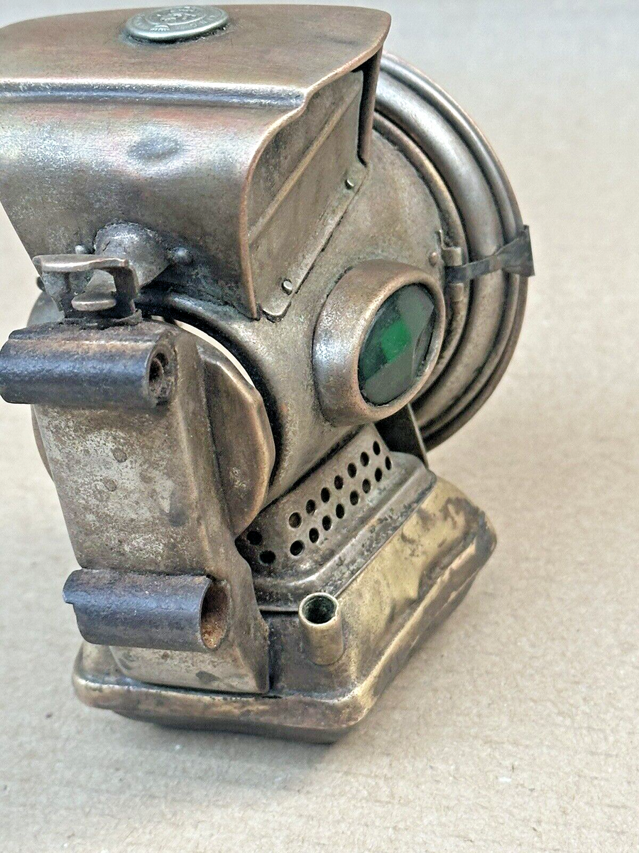 Victoria Era Lucas Silver King Bicycle Lamp KING OF THE ROAD LION