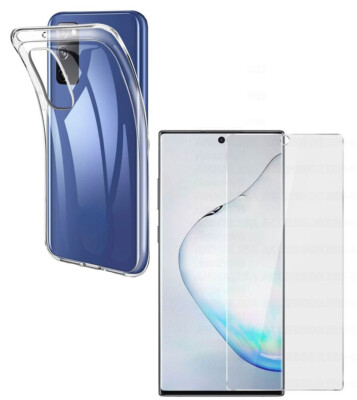 For Samsung Galaxy S20 Phone Clear Case Transparent +Screen