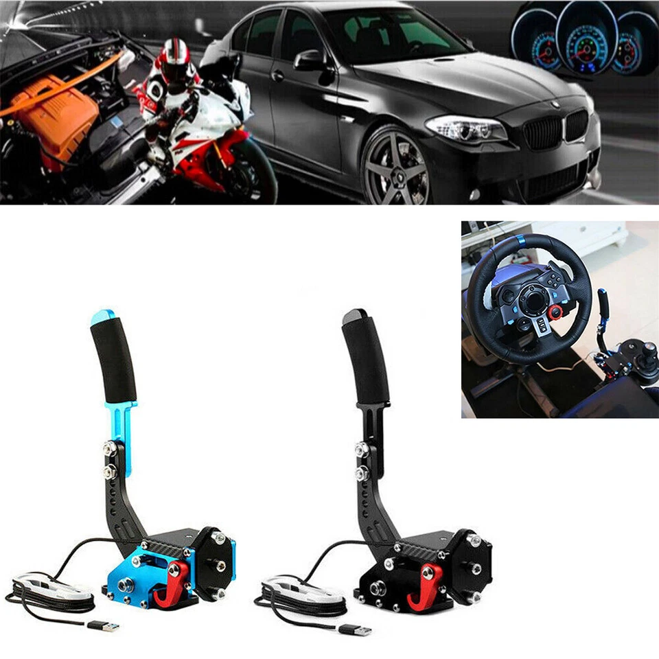 KYOSTAR Für Logitech G25/G27/G29 T300 PC Handbremse USB Games 14BIT mit Klemme