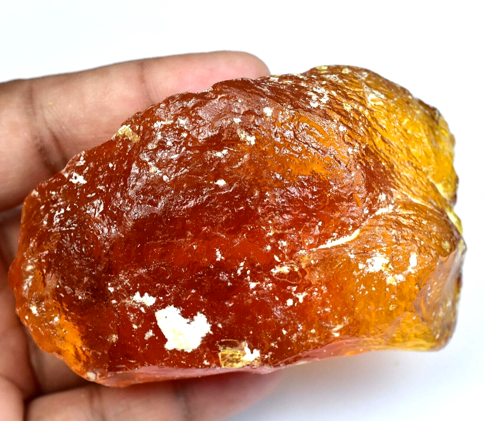 424.00 Ct Natural Baltic Butterscotch Egg Yolk Amber Faceted Rough ...