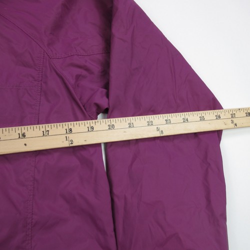Columbia Jacket Mens Medium Long Sleeve Full Pockets Hidden Hooded Lightweight - Picture 7 of 11