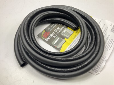 Magic Mounts 3554 Weather Strip Bulb Seal Clip-On Weatherstrip 9/16''x1''x10 FT