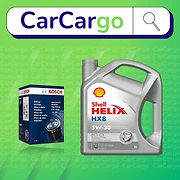 BOSCH Oil + SHELL OIL Service Kit For RENAULT Grand Sc?nic IV  1.3 TCe 160 2016+