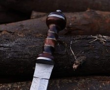 Handmade Damascus Roman Gladiator sword with Sheath.Medival,Norse Short Sword