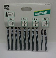 Wolfcraft Stichsägeblätter Set T- Schaft Ho...