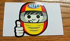 Neff Cool Rare Sticker 3 X 2-34 Dealer Window Sticker Very Rare
