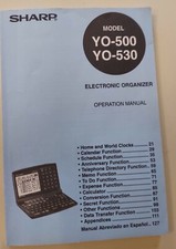Sharp Electronic Organizer Instruction Manual