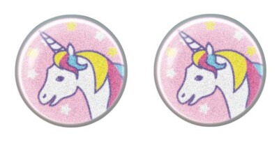 MEDIZINISCHE OHRSTECKER  KINDER ERSTOHRSTECKER EINHORN STUDEX GESUNDHEITSSTECKER