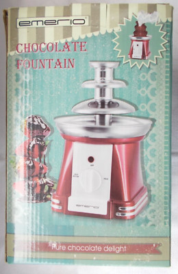 Schokoladenbrunnen, Chocolate Fountain, Schoko-Fondue, Retro-Design, 32W,
