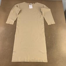 L’academie Women's Size Medium Natural Still Knit Milan Maxi Sweater Dress NWT