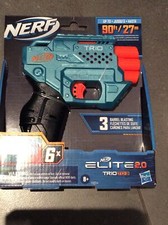 Nerf Elite 2.0 Trio SD-3 Blaster, 6 Official Nerf Darts, 3-Barrel Blasting,