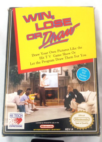 Win, Lose or Draw Nintendo Nes Complete CIB Mint Condition Authentic