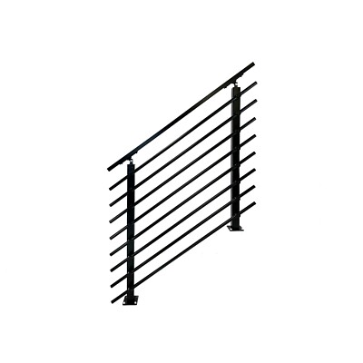 Modern Horizontal Fully Adjustable Railing Banister System, Complete Guard Kit