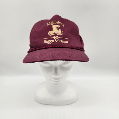 Sombrero de museo Mifflinburg Buggy ajustable Snapback Trucker Amish Country PA USADO EN EXCELENTE ESTADO - Imagen 4 de 10
