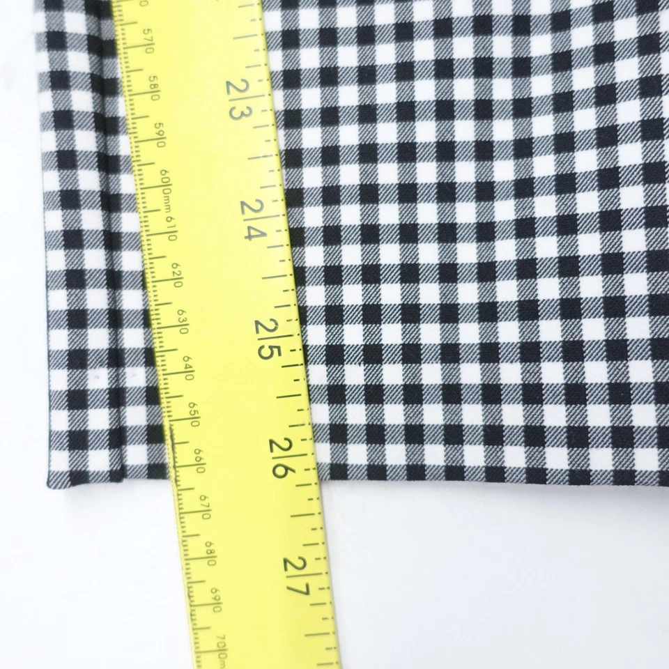 Pantalones Rag & Bone Simone Mujer 0 Negro Blanco Guinga Elastizados Bolsillos Pierna Recta Foto 4 de 4