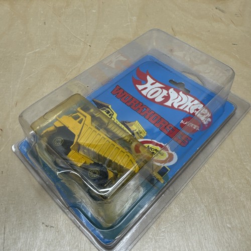 Camión de volteo Hot Wheels Cat 1993 #1171 Workhorses piezas móviles de metal (U10) - Imagen 2 de 17