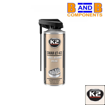 K2 RADLAGER LITHIUM FETT SPRAY 400ML A3247 MEHRZWECK LT-43 SCHMIERSTOFF