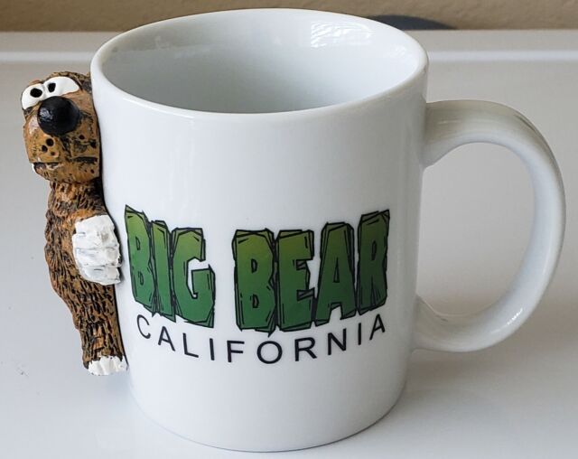California Souvenir Bear Ceramic Coffee Mug Lake Tahoe