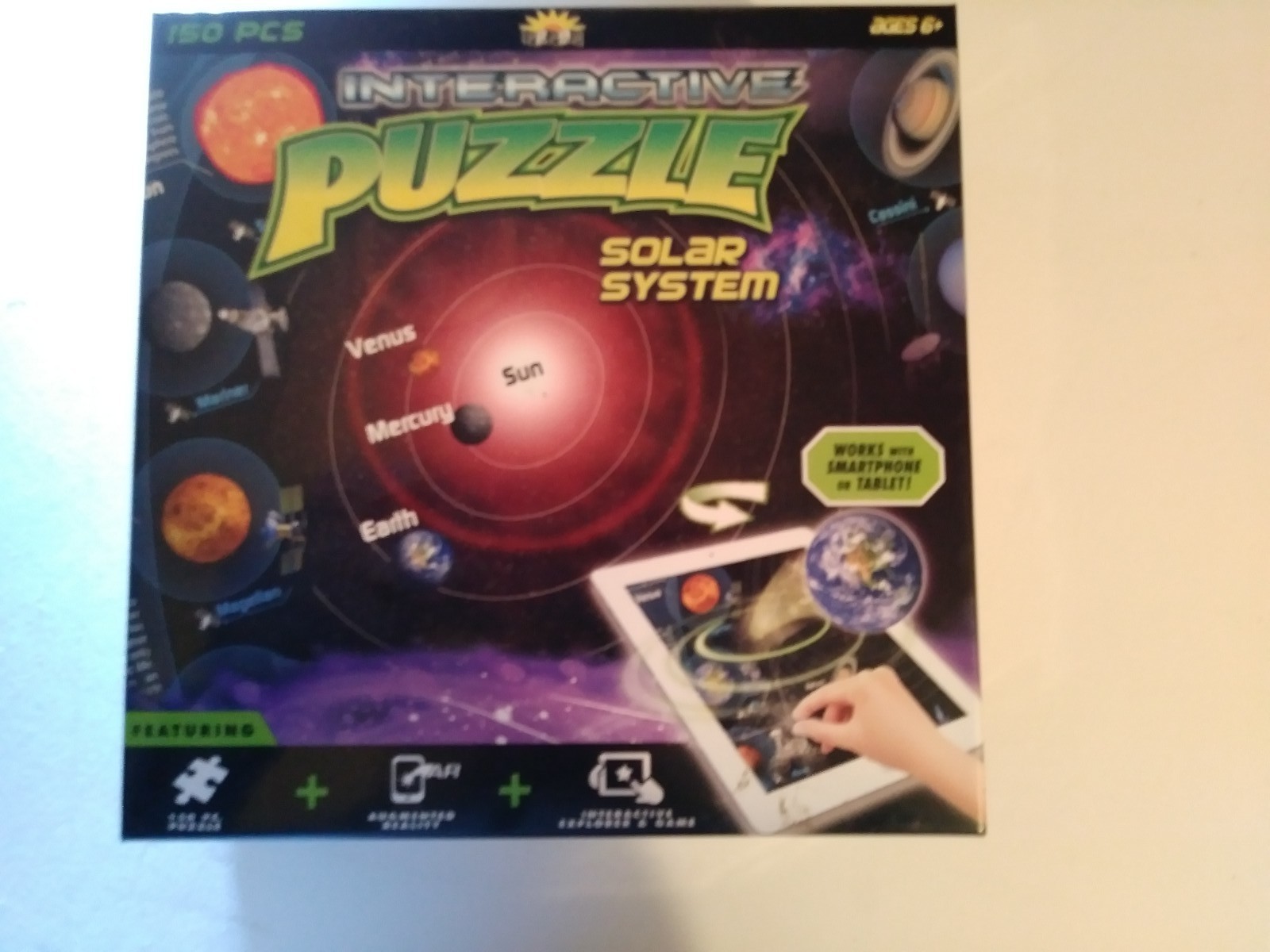 Masterpieces 3d Interactive Solar System Puzzle Game 100 Piece