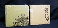 Creative Memories 7 x 7 Album Coversets - Lot of 2 - Dijon Mustard Vine  Olive