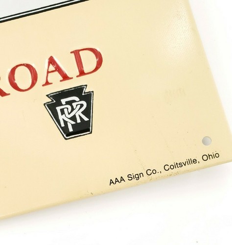 The Spirit of St. Louis Pennsylvania Railroad Train AAA Sign Co. Metall Blechschild  - Bild 2 von 5