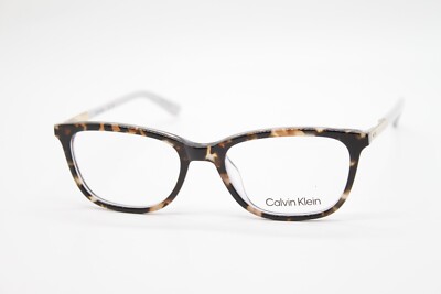 NEW CALVIN KLEIN CK20507 028 TORTOISE GOLD GREY AUTHENTIC EYEGLASSES 52-18