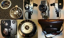 Cinepresa Cinemax-8EE auto zoom analogica carica a molla vintage anni '60