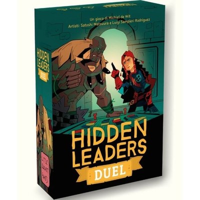 HIDDEN LEADERS DUEL Brettspiel ZWEI SPIELER little rocket games IN ITALIENISCH