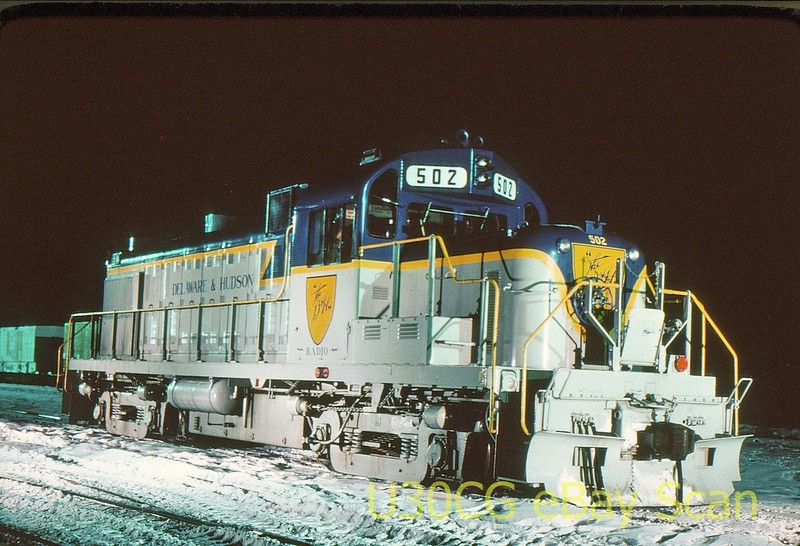 DM DUPLICATE Slide - D&H RS3u 502 Scotia NY 1976