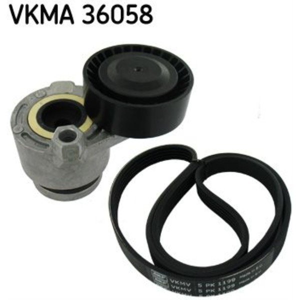SKF Keilrippenriemensatz Keilrippenriem FüR Renault ScéNic II JM0/1_ Grand-image