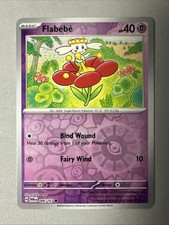 Pokemon TCG * SV Twilight Masquerade * 86/167 Flabébé REVERSE HOLO Common * NM
