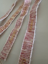 Chanel LE Pink-Gold Holiday Gift Wrap Ribbon AUTHENTIC 44  PreOwned