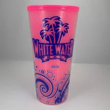 White Water Bay 2013 Plastic Cup Whirley 7.5" Oklahoma City Waterpark Souvenir
