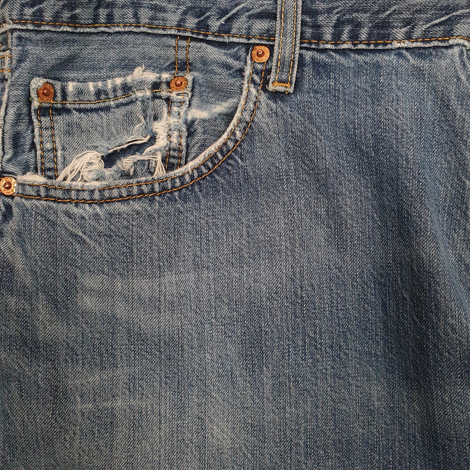 LEVIS 501 Jeans Original Fit Blue Denim Trousers Mens W40 L32 image 3