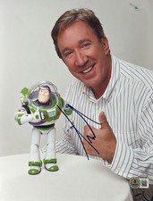 Tim Allen BUZZ LIGHTYEAR Autographed Signed TOY STORY 8x10 Photo Beckett BAS COA