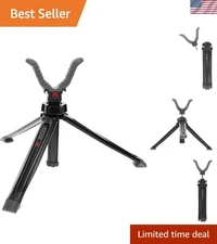 Adjustable Tripod Shooting Rest 7" - 11" with Rubber Feet for Stability