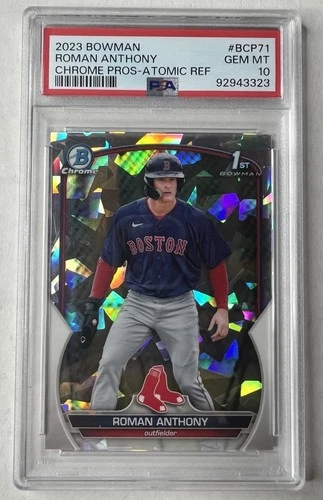 2023 Bowman Roman Anthony Atomic Refractor PSA 10