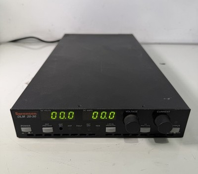 Sorensen DLM20-30 0-20 Volts, 0-30A DC Programmable Power Supply
