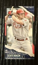2020 Topps Rip Scott Rolen Black Mini Parallel /40 M-7 HoF