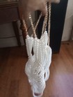 Bodily White And Gold Pearl Body Jewelry
