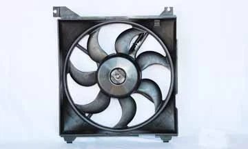 Radiator Cooling Fan Assembly for 01-06 Hyundai Santa Fe 2.4/2.7L HY3115108 - Image 2 of 3