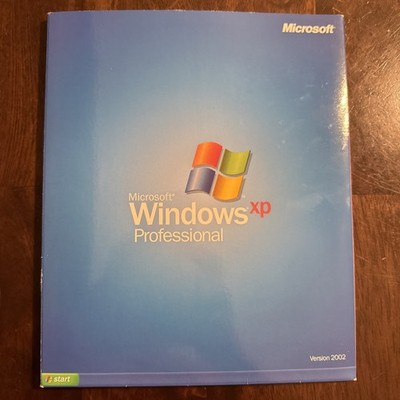Windows XP Professional 2002 - Original Disc, Key & Manuals (Start Here/Explore)