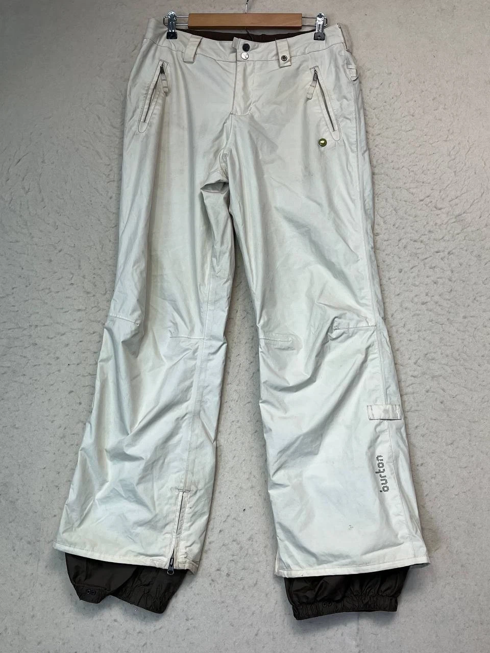 Burton Tan Ski Snowboard Pants Insulated Winter Snow Nylon Size Medium See Pics