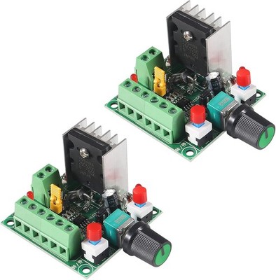 2x DC 5-12V/15-160V Stepper Motor Drive,PWM Adjustable Stepper Motor Controller