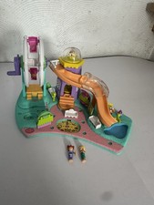 POLLY POCKET FAIRGROUND Rides and Surprises with Figures Incomplete VXC