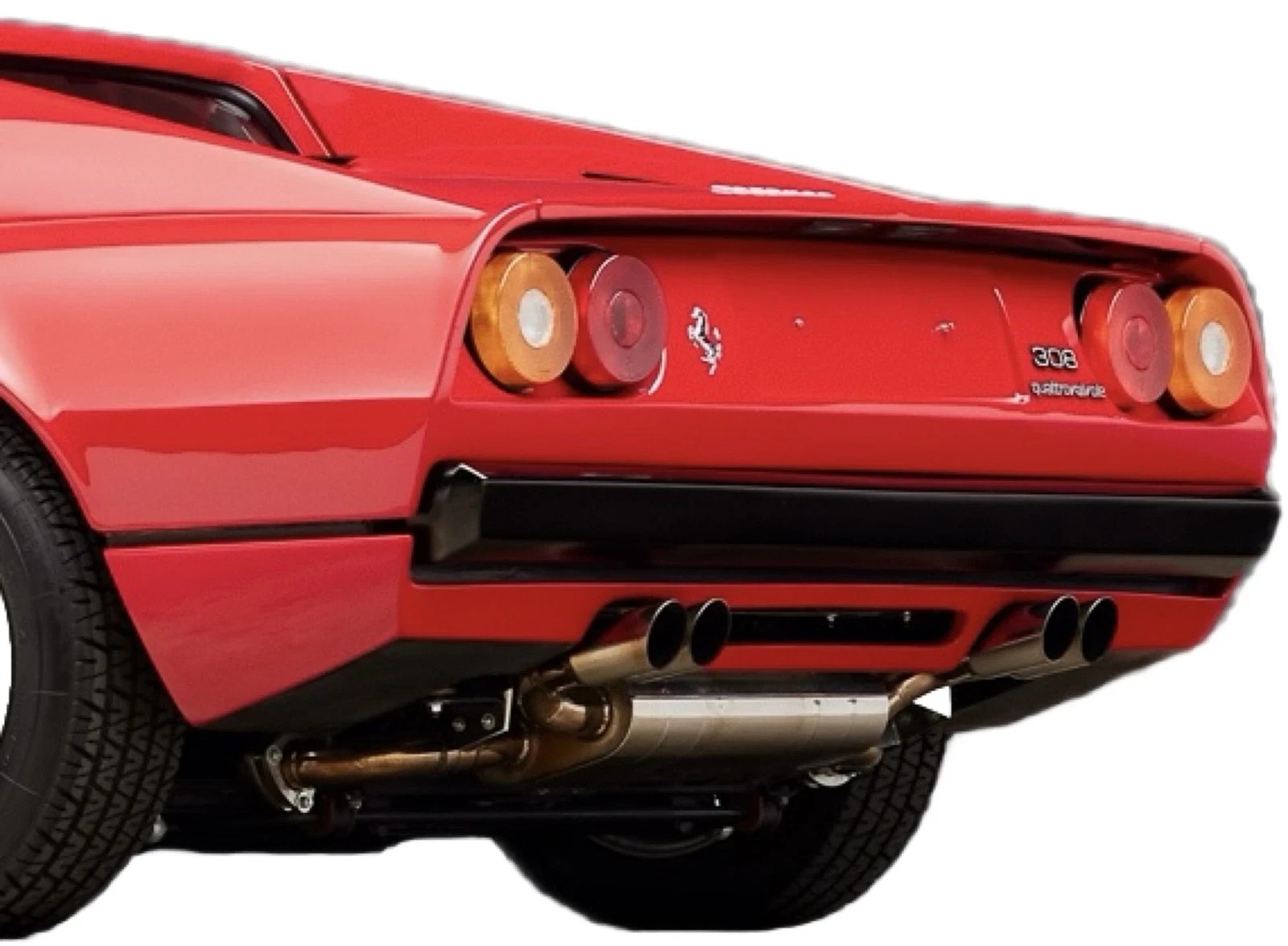 For Ferrari 308 Euro Fiberglass Rear Bumper Blade